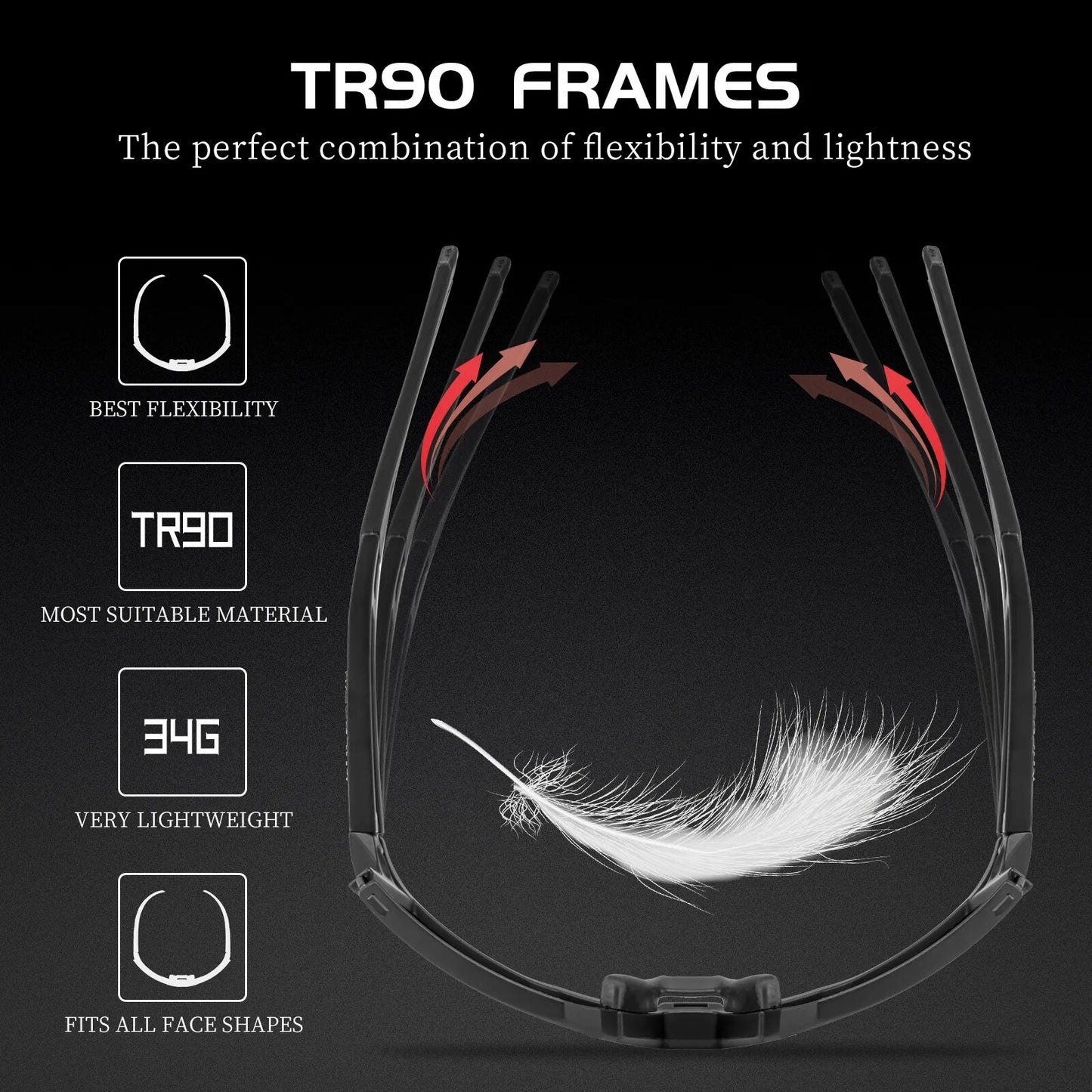 Photochromic Sports Men Sunglasses Road Cycling Glasses Mountain Bike Bicycle Riding Protection Goggles Eyewear Sport Sunglasses