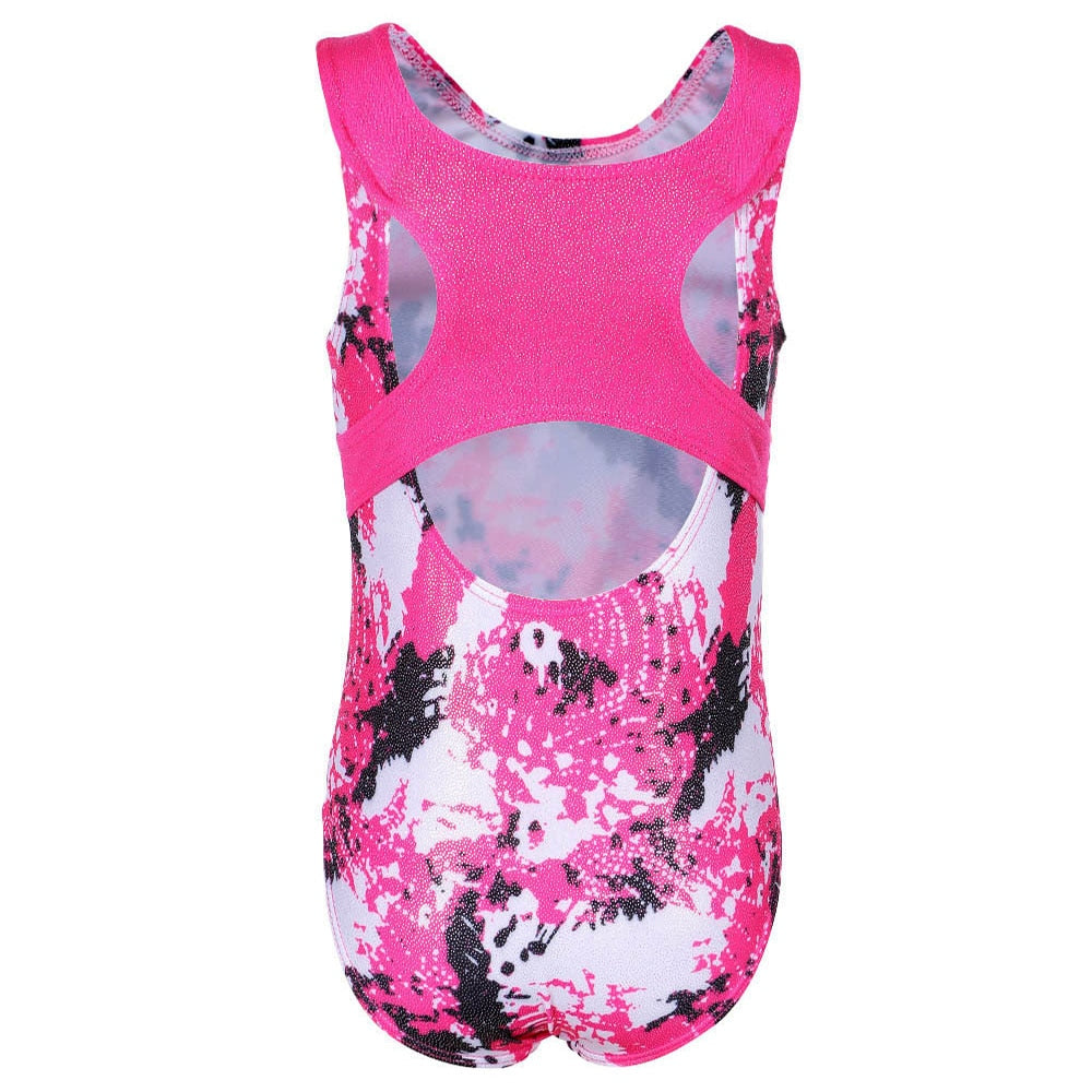 BAOHULU Sleeveless Girls Gymnastic Leotards Tank for 3-12y Kids Children Girl