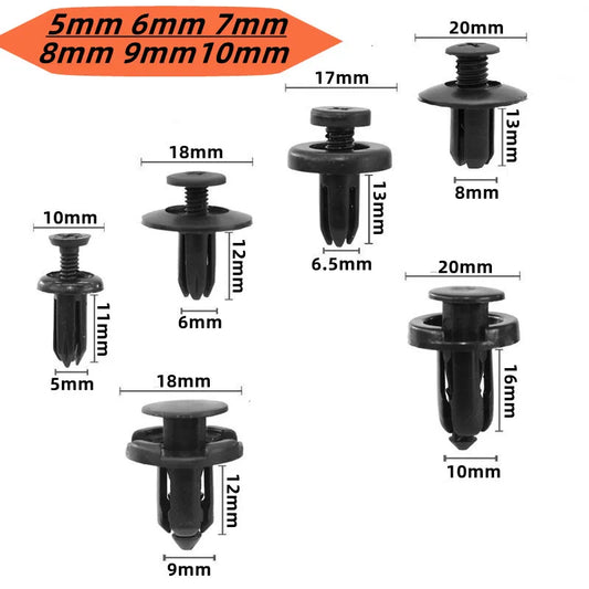 20Pcs 6mm 7mm 8mm 9mm 10mm 5mm Screw Plastic Fastener Bumper Fender Clip Buckle for Audi Toyota VW Buick Honda Renault Nissan