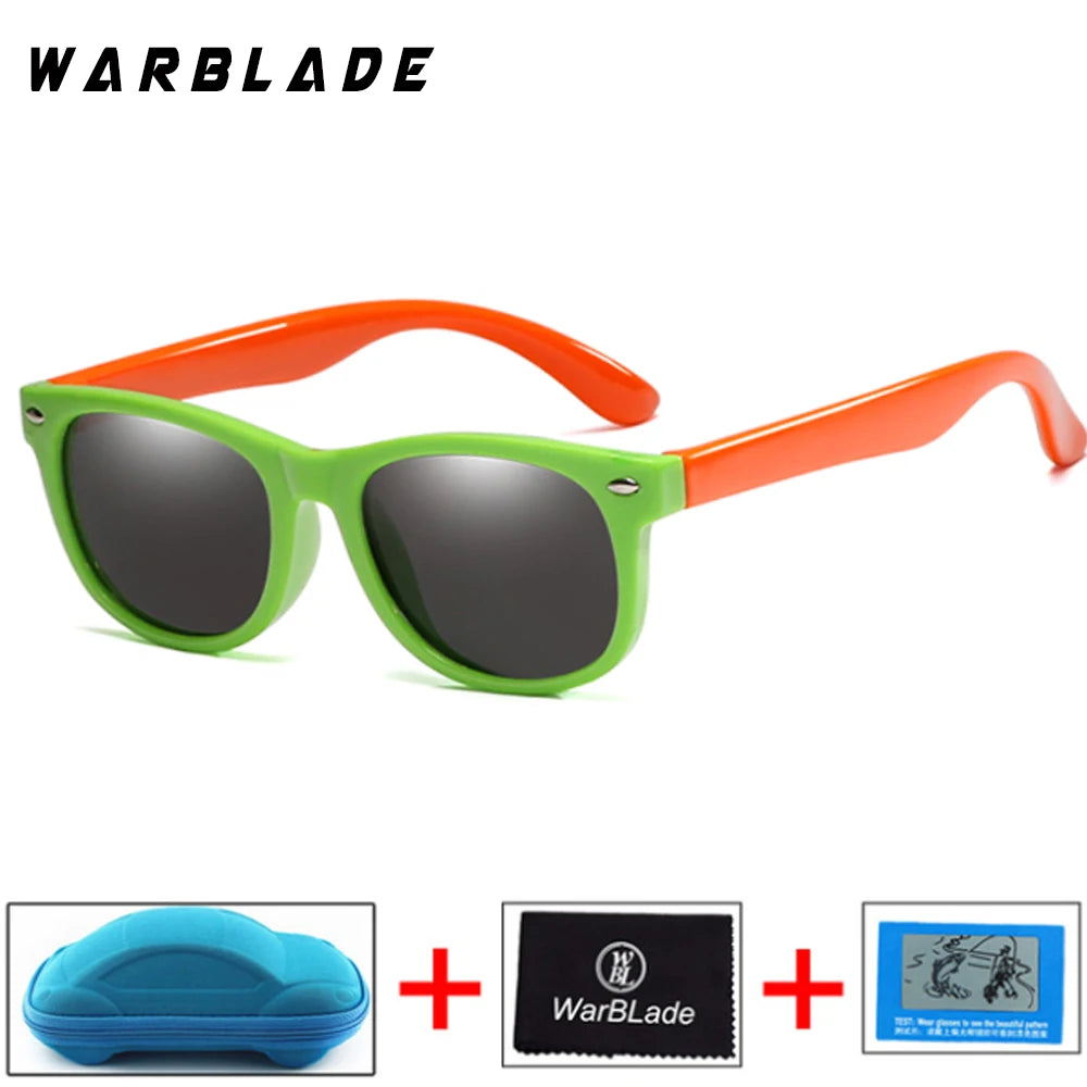 New Kids Polarized Sunglasses Children Boys Girl Sun Glasses Silicone Safety Glasses UV400 Eyewear Baby Shades Oculos With Boxes