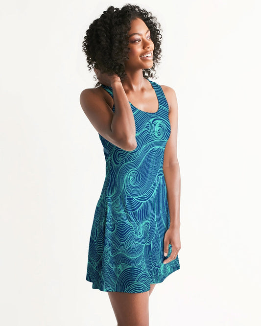 Women's Tidal Times Fun and Flirty Racerback Dress