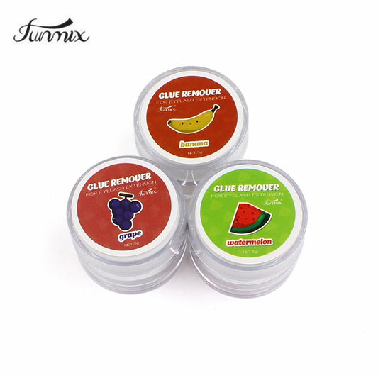 2019 FUNMIX New 5g Fruit Flavour Eyelash Extension Glue Remover Cream for Lashes Remover Makeup Tools