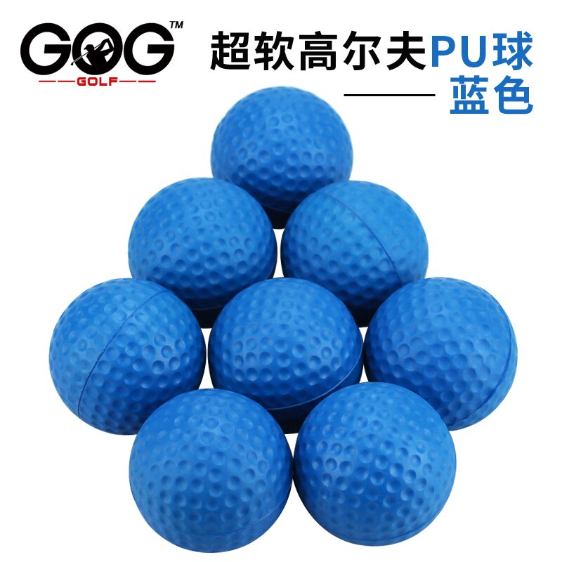 New Brand 50 Pcs/Bag Red Indoor Outdoor Training Practice Golf Sports Elastic PU Foam Balls