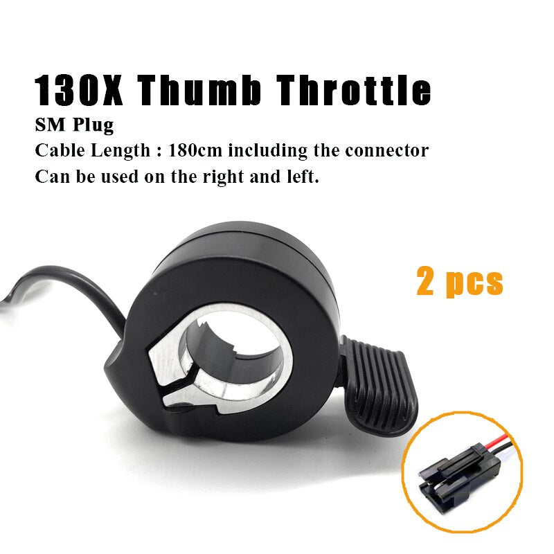 Okfeet Wuxing Throttle Electric Scooter Bike 130X Thumb Throttle Accelerator for Ebike Bicycle Conversion Kit