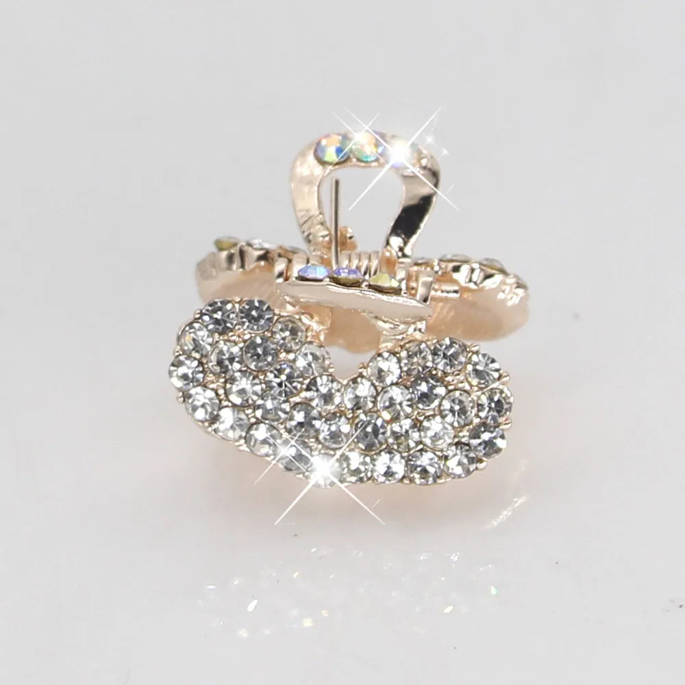 AINAMEISI New 7 Style Metal Crab Claw Clip for Women Girls Charm Barrette Full Rhinestone Wedding Hair Accessories Jewelry