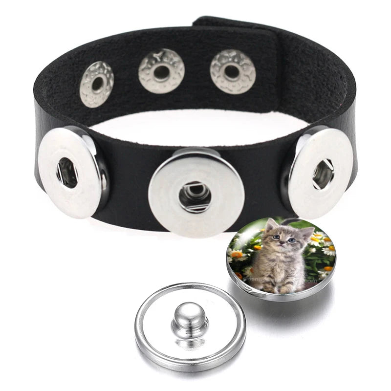 New DIY Custom Snap Buttons 12mm/18mm/20mm Silver /Golden Snap Buttons Personalized Photo for DIY Necklace Jewelry