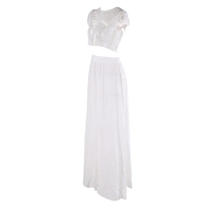 Two Piece Maxi Dress