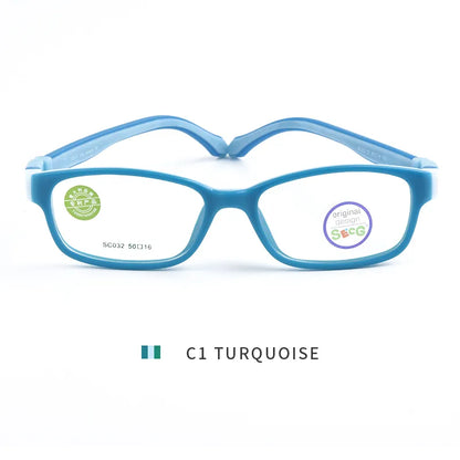 SECG Ultralight Flexible Soft Kids Frame Children Optical Spectacle Frame Glasses for Sight Eyeglass Lunettes De Vue Enfant