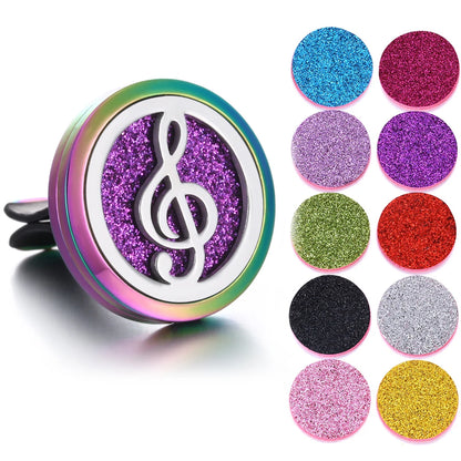 New Aromatherapy Jewelry Car Perfume Air Freshener Car Clip Tree of Life Aroma Essential Oil Diffuser Necklace Locket Pendants