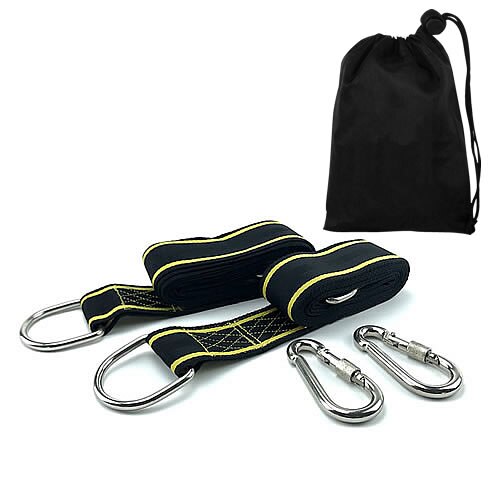 Tree Swing Hanging Kit With Tree Protectors and Protective Sleeves. Two 10ft Long Straps Holds 2500 Lbs