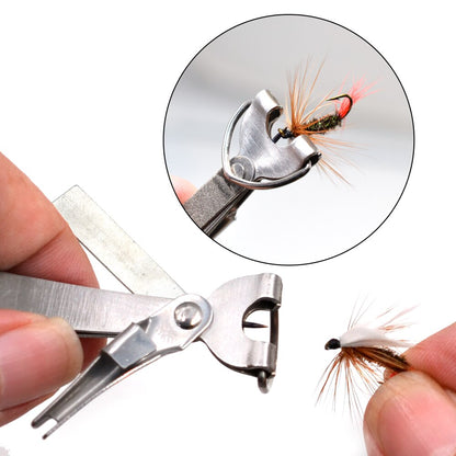 MNFT Pro Fast Tie Fishing Quick Knot Tool Nail Knotter Tying Line Cutter Clipper Nipper W/ Zinger Retractor Tackle Accessories