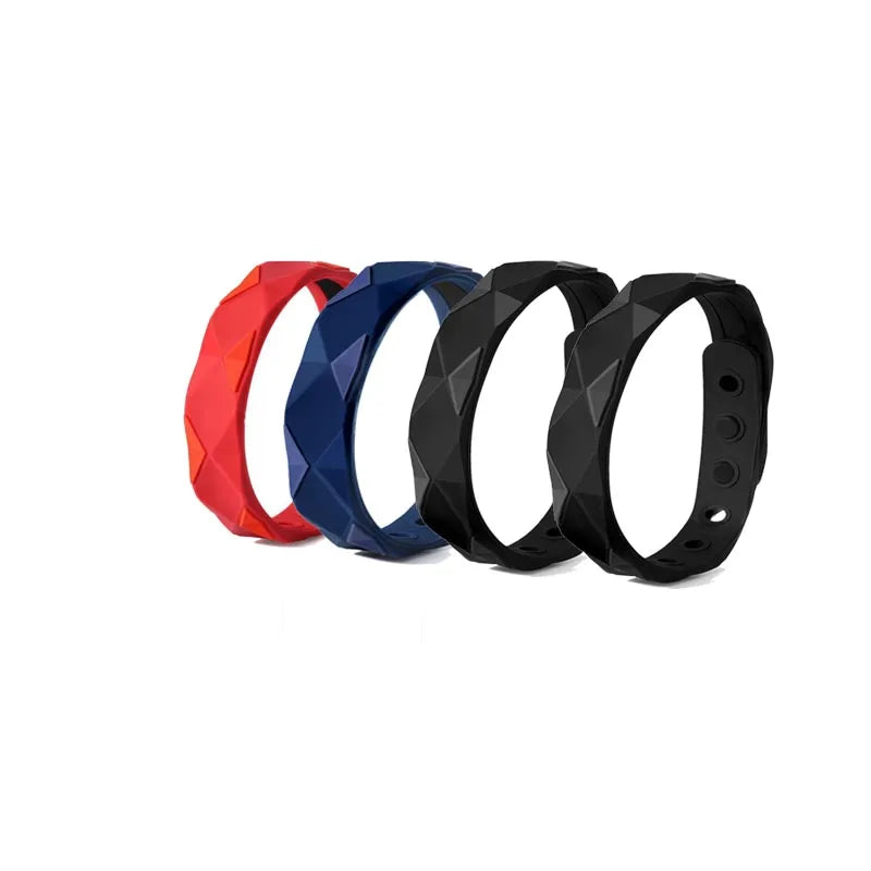 4 Colors Simple Environmental Protection Anion Silicone Bracelet Men  Women Fashion Basketball Sports Wristband Couple Bracelets