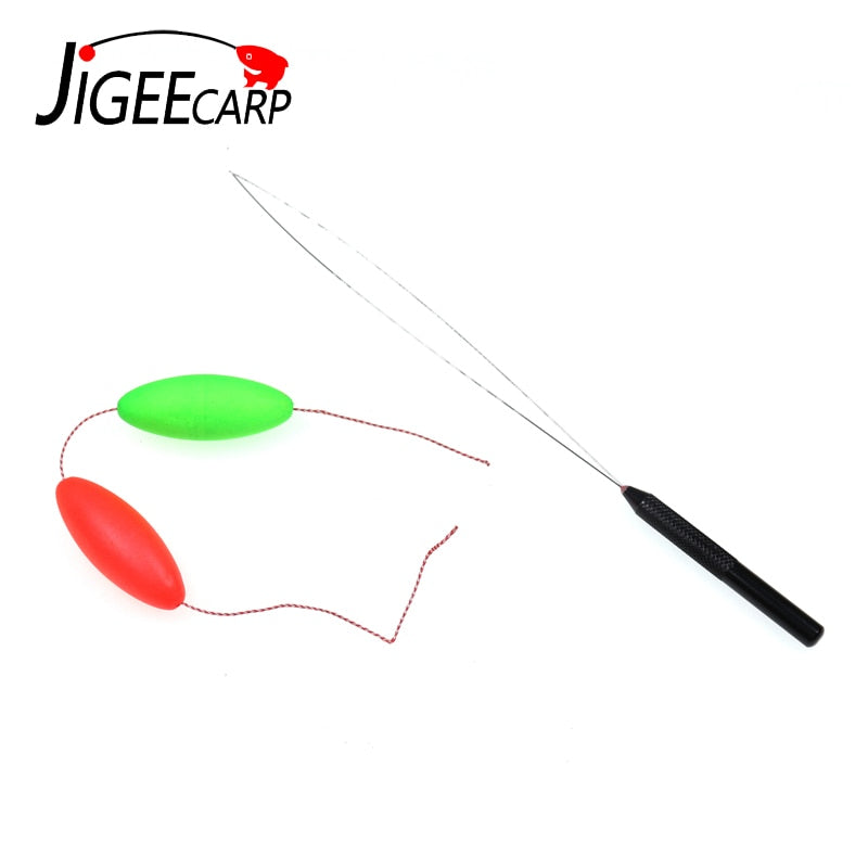 JIGEECARP 10pcs Catfish Fishing Rig Float Buoyancy Inline Bobber Float Saltwater Fishing Floats Accessories Snappers Rigs