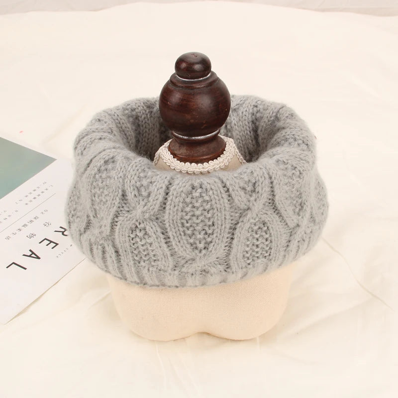 VISROVER Girls Boys Knitted Lic Scarf Baby Kids Snood Ring Infinity Cashmere Scarfs Loop Neck Circle Warm Scarves Neckerchief