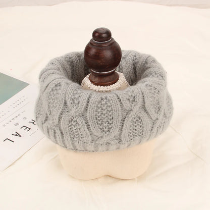 VISROVER Girls Boys Knitted Lic Scarf Baby Kids Snood Ring Infinity Cashmere Scarfs Loop Neck Circle Warm Scarves Neckerchief