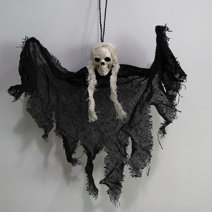 Horror Halloween Hanging Skeleton Decorations Linen Hanging Ghost Haunted House Scary Props Halloween Home Garden Party Supplies