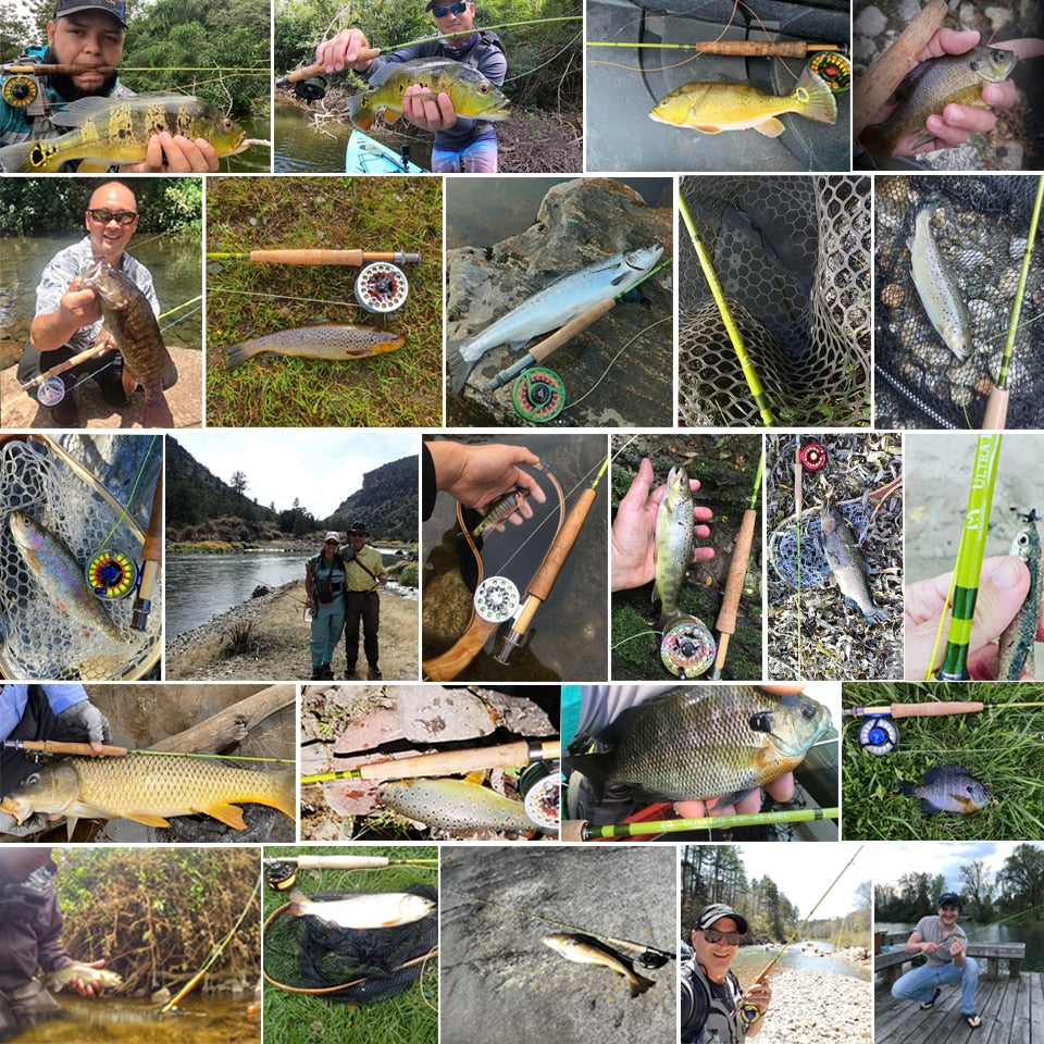 Maximumcatch 2/3wt 6/6.5/7/7.5ft Fly Rod Combo Medium-Fast Fly Fishing Rod &Fly Reel With Line Fly Fishing Outfit