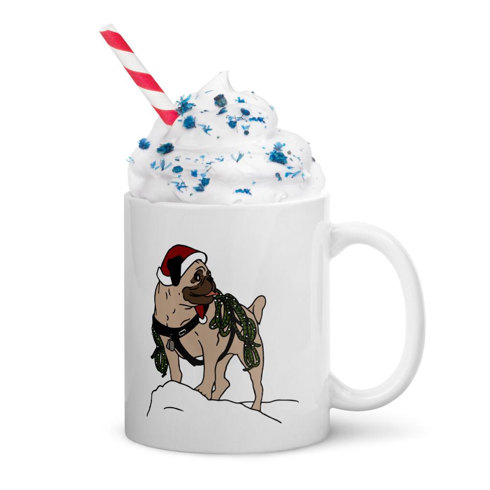 Vinny the Pug Christmas Mug #3