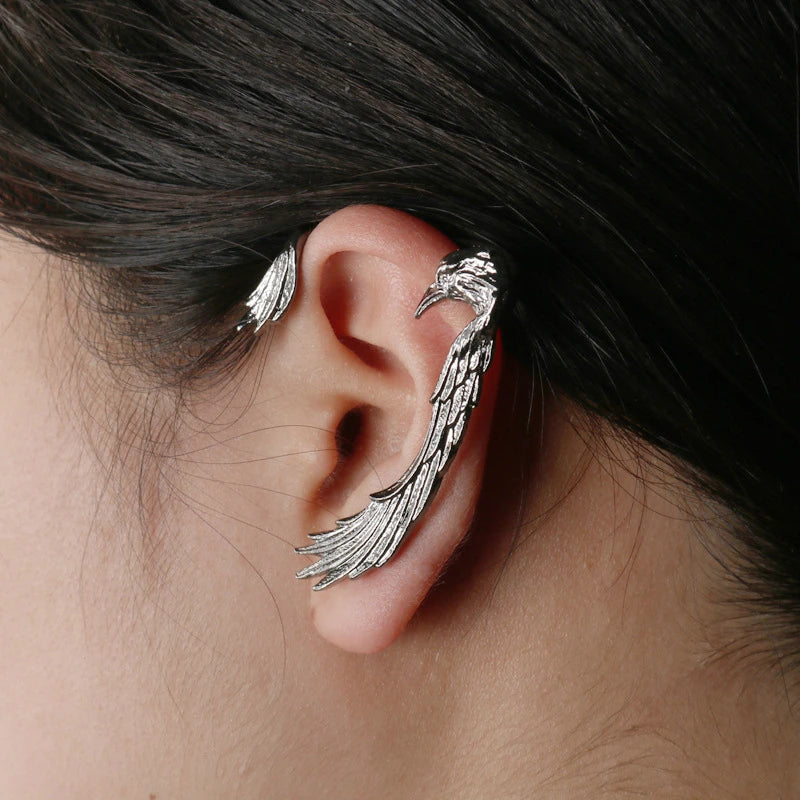 Retro Vintage Gothic Rock Punk Twine Dragon Shape Ear Cuff  Earring Earrings for Women Men  Earrings
