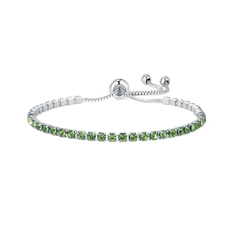 UMODE 4 Colors Cubic Zirconia Tennis Bracelet & Bangles for Women Luxury  Armbanden Voor Vrouwen Bijoux UB0124X