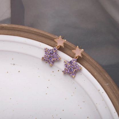 17KM New Vintage Earrings 2022 Geometric Shell Earrings for Women Girl BOHO Resin Drop Earrings Brincos Fashion Tortoise Jewelry