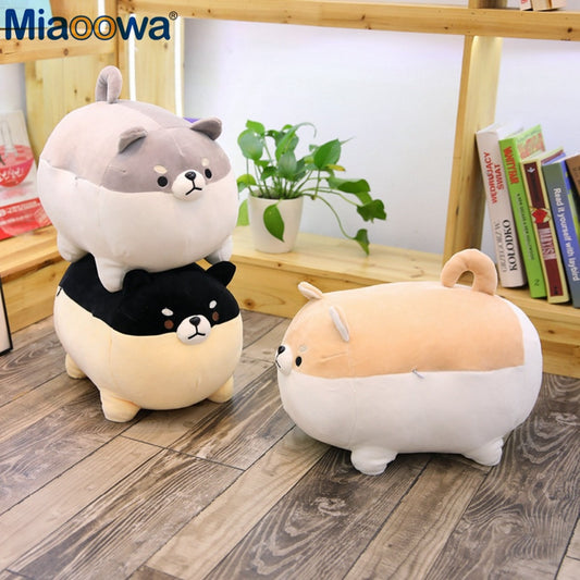 New 40/50cm Cute Shiba Inu Dog Plush Toy Stuffed Soft Animal Corgi Chai Pillow Christmas for Kids Kawaii Valentine Present