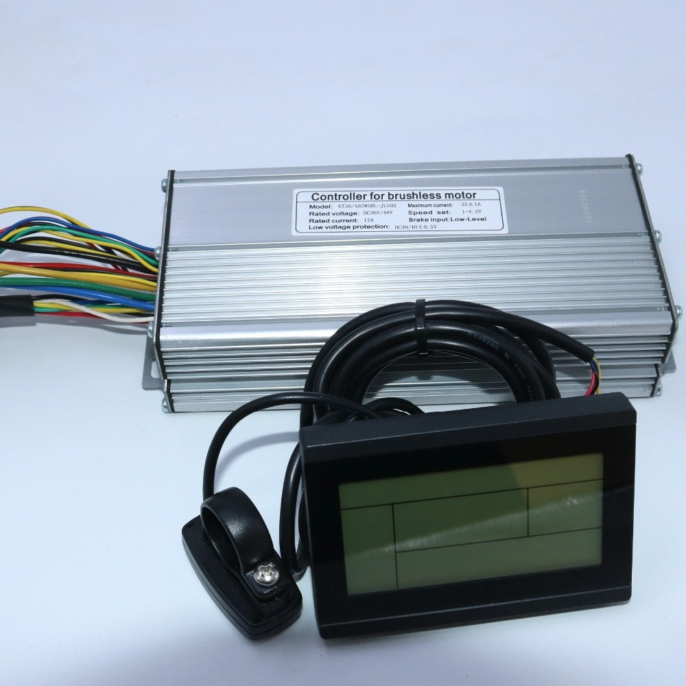 800w-1000w 35Amax 48V Brushless DC Motor Controller Ebike Controller +KT-LCD3 Display One Set
