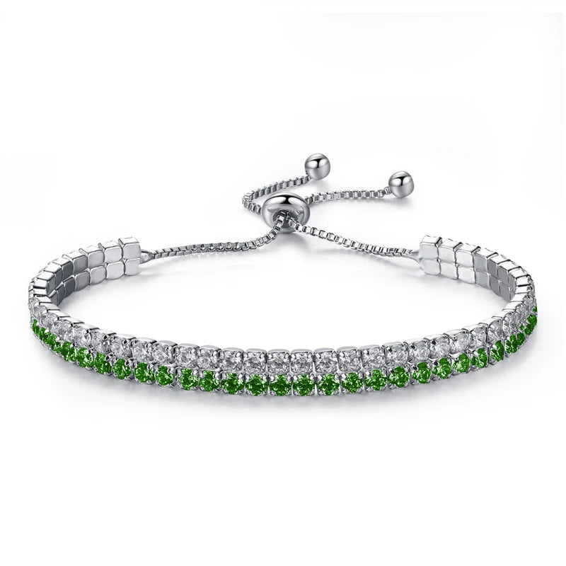 UMODE 4 Colors Cubic Zirconia Tennis Bracelet & Bangles for Women Luxury  Armbanden Voor Vrouwen Bijoux UB0124X