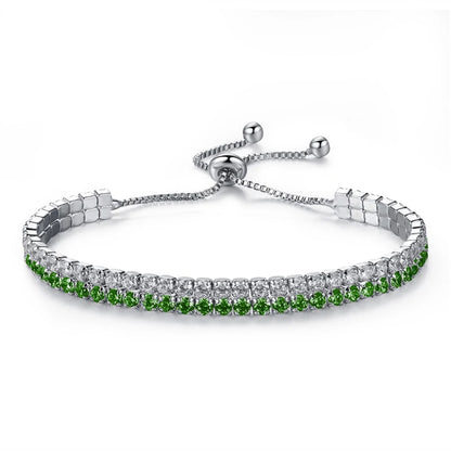 UMODE 4 Colors Cubic Zirconia Tennis Bracelet & Bangles for Women Luxury  Armbanden Voor Vrouwen Bijoux UB0124X