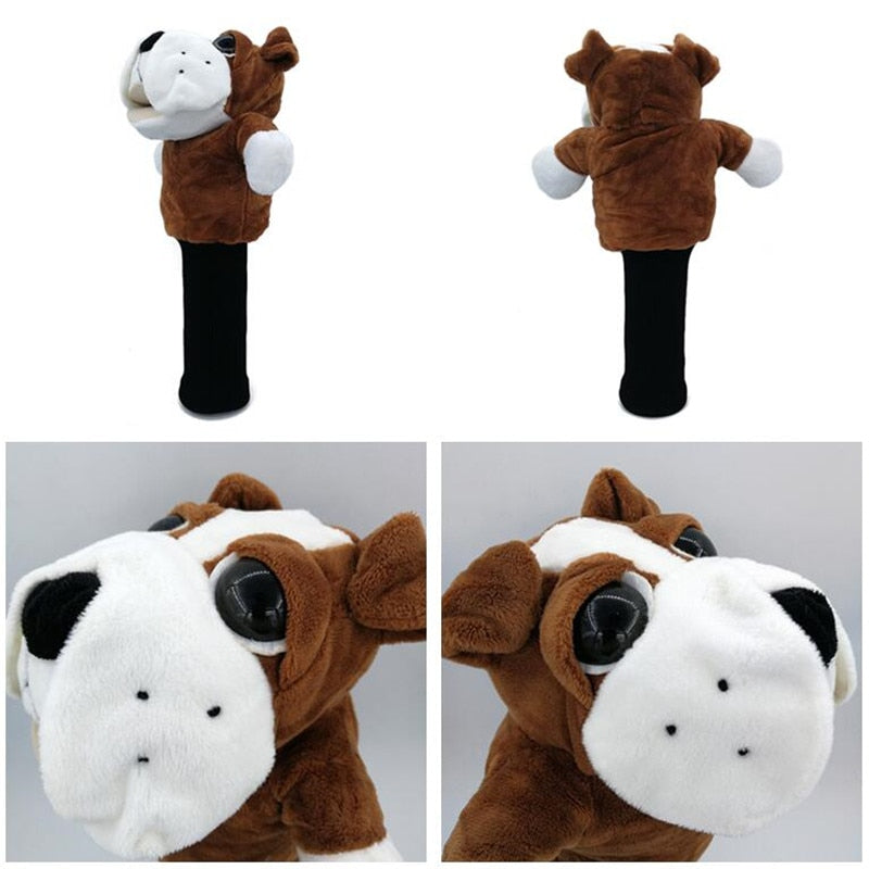 All Kinds of Animals Golf Head Covers Fit Up to Fairway Woods Men Lady Golf Club Cover Mascot Novelty Cute