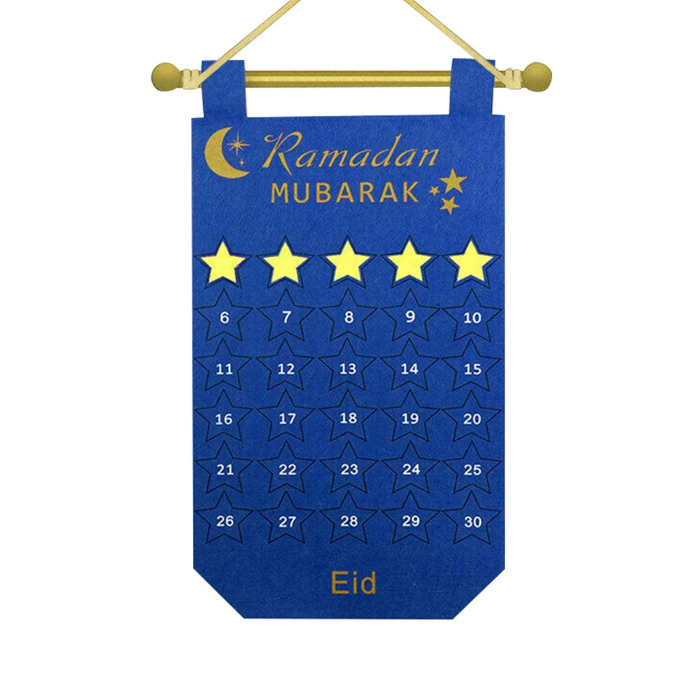 Eid Mubarak Candle Holder 2023 Ramadan Kareem Banner Ramadan Decoration for Home Islamic Muslim Party Decor Eid Al Adha