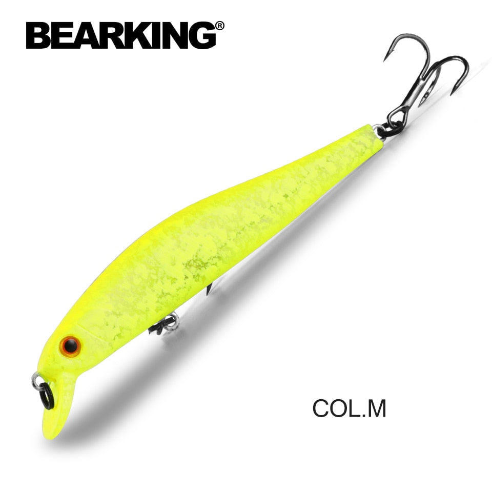 BEARKING 9cm 10g Hot Fishing Gear Shone SP Lures Minnow Crank ,Tungsten Magnet Weight System Wobbler Bait Isca Artificial