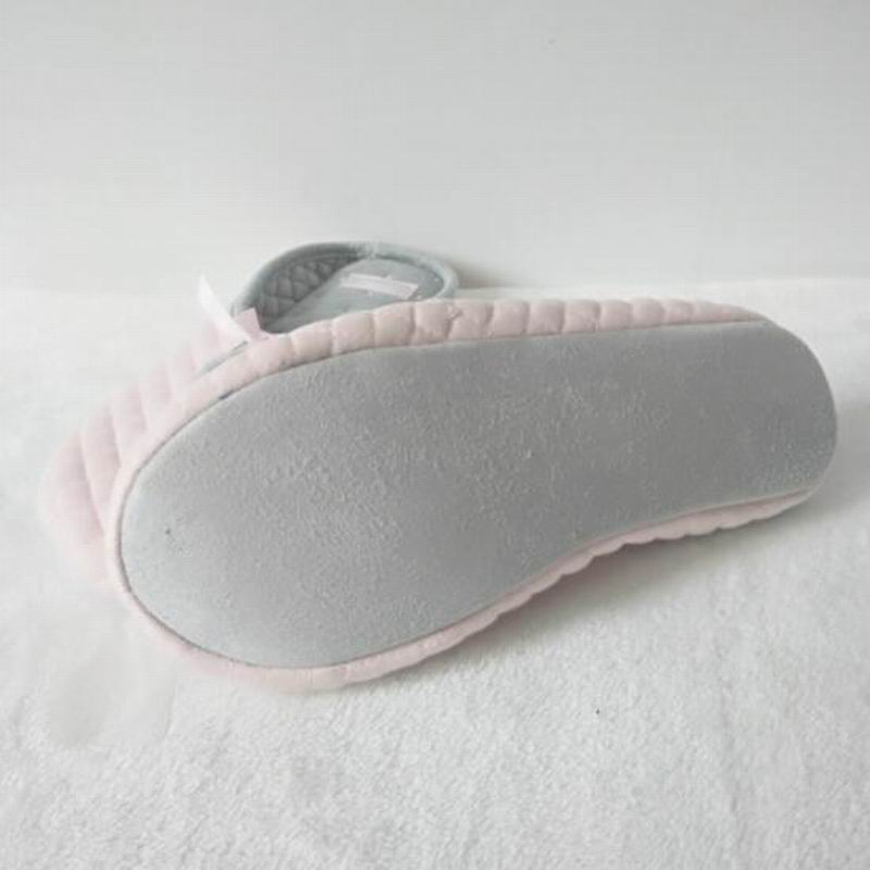 Lovely Bowtie Winter Women Home Slippers for Indoor Bedroom House Soft Bottom Cotton Warm Shoes Adult Guests Flats