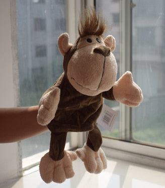 Animal Glove Puppets Adults Hand Living Puppet Dog Theater Doll Toys Plushies Story Talking Muppet Show Muppets Family Toy