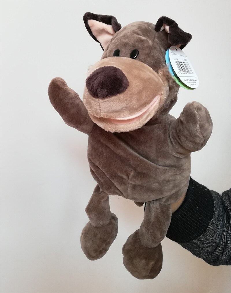 Animal Glove Puppets Adults Hand Living Puppet Dog Theater Doll Toys Plushies Story Talking Muppet Show Muppets Family Toy