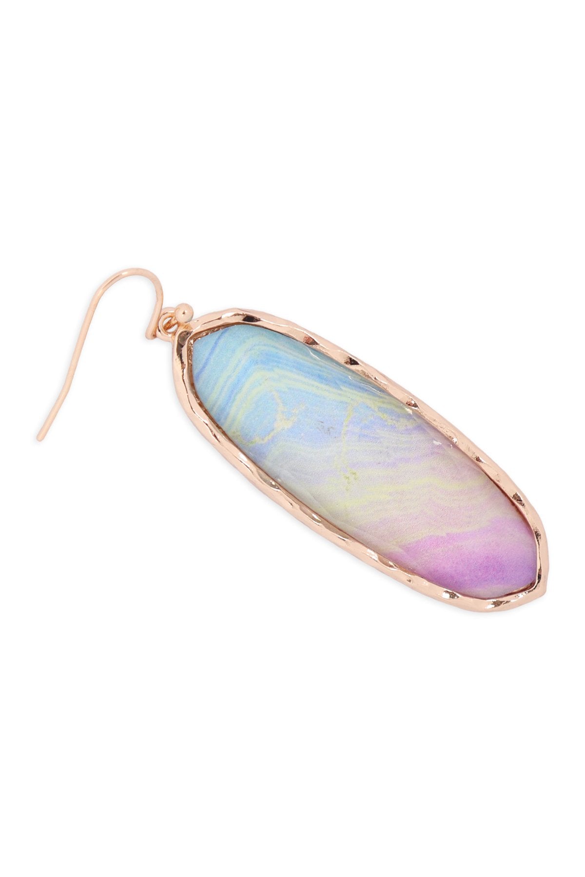 Ae0341 - Printed Epoxy Earrings