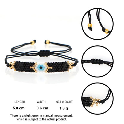 Go2boho Turkish Eye Bracelet Miyuki Evil Eye Bracelets for Women Pulseras Jewelry Handmade Beads Woven Jewellery