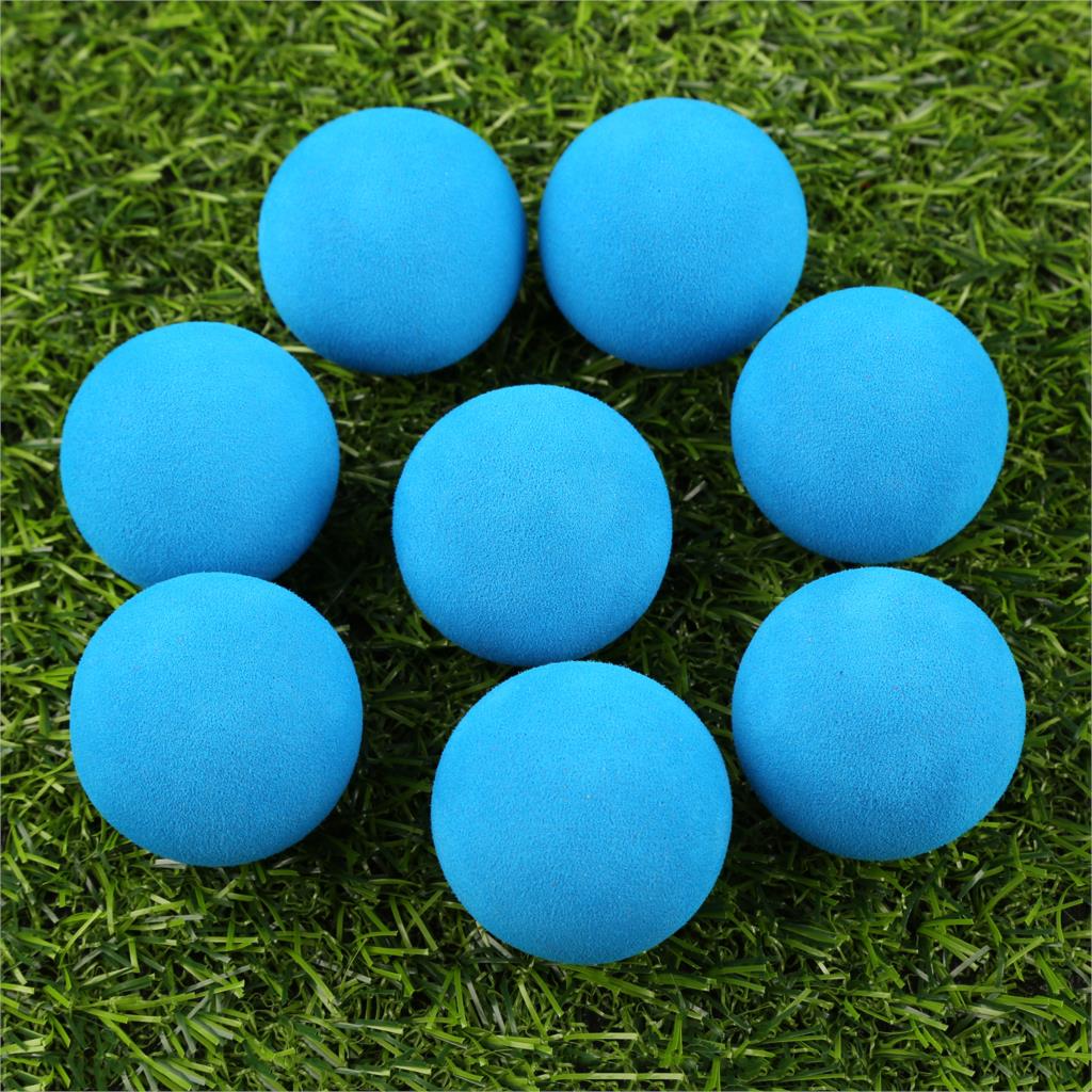 10Pcs/Lot EVA Foam Golf Balls Soft Sponge Balls for Outdoor Golf Swing Practice Balls for Golf/Tennis Training Solid 7 Colors