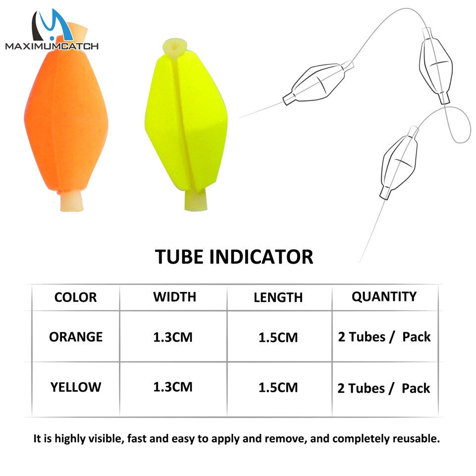 Maximumcatch Self-Adhesive Float Foam/Plastic Stick on/Tear Drop/Bobber/Tube Strike Indicator Fly Fishing Accessory