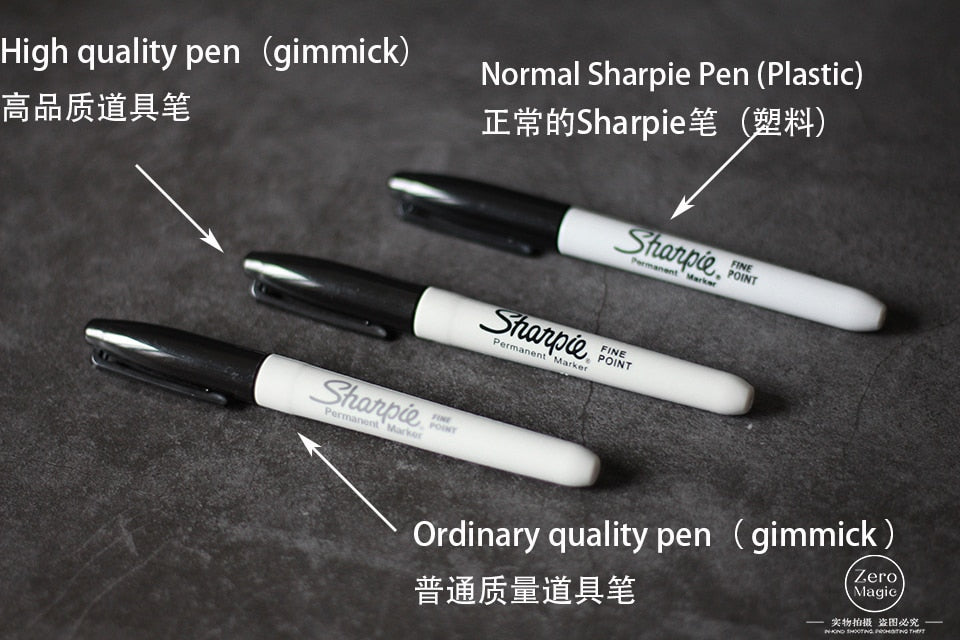 Vanishing Sharpie by SansMinds Creative Lab Illusions Street,Party Funny Comedy Magic Tricks Gimmick Props Mentalism,pen