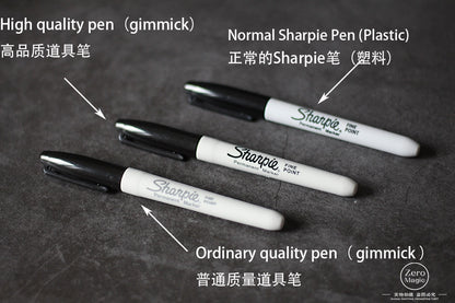 Vanishing Sharpie by SansMinds Creative Lab Illusions Street,Party Funny Comedy Magic Tricks Gimmick Props Mentalism,pen