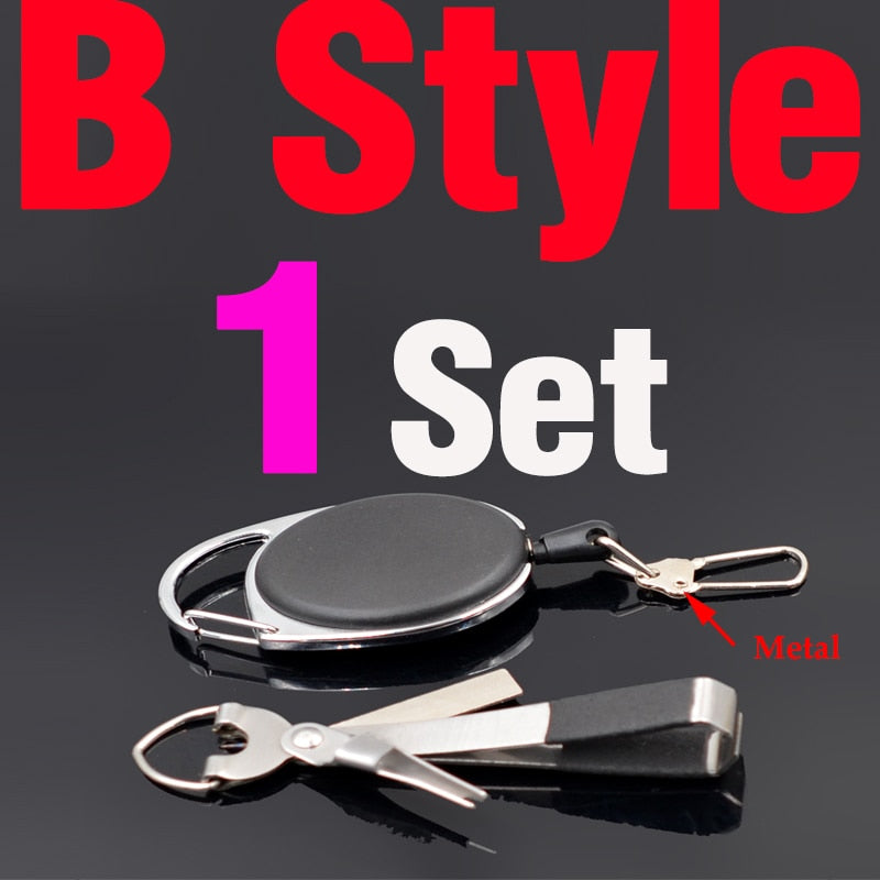 MNFT Pro Fast Tie Fishing Quick Knot Tool Nail Knotter Tying Line Cutter Clipper Nipper W/ Zinger Retractor Tackle Accessories