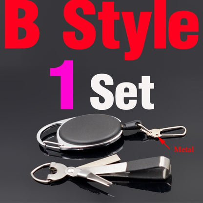 MNFT Pro Fast Tie Fishing Quick Knot Tool Nail Knotter Tying Line Cutter Clipper Nipper W/ Zinger Retractor Tackle Accessories