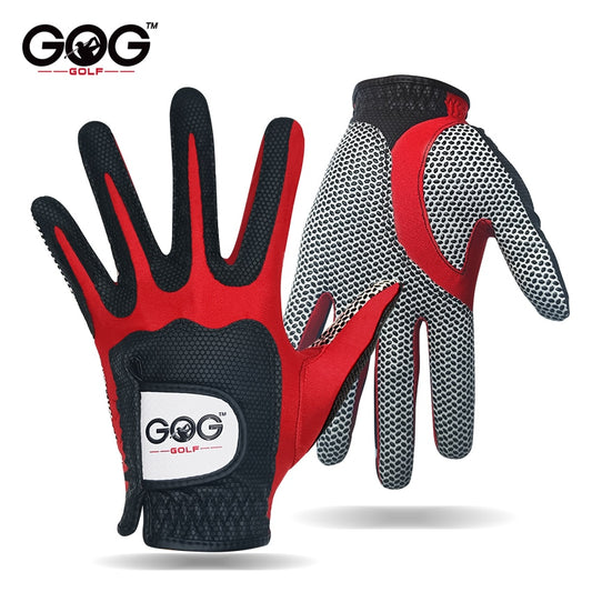 GOG Golf Gloves Professional Magic Tape Pu Slip-Resistant Design Breathable Left