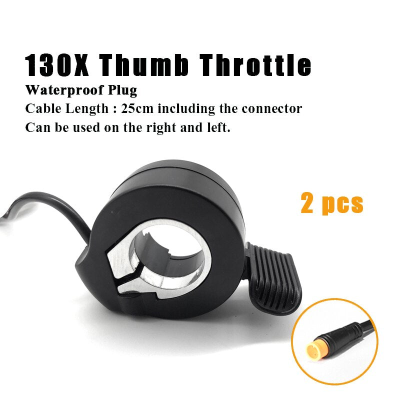 Okfeet Wuxing Throttle Electric Scooter Bike 130X Thumb Throttle Accelerator for Ebike Bicycle Conversion Kit