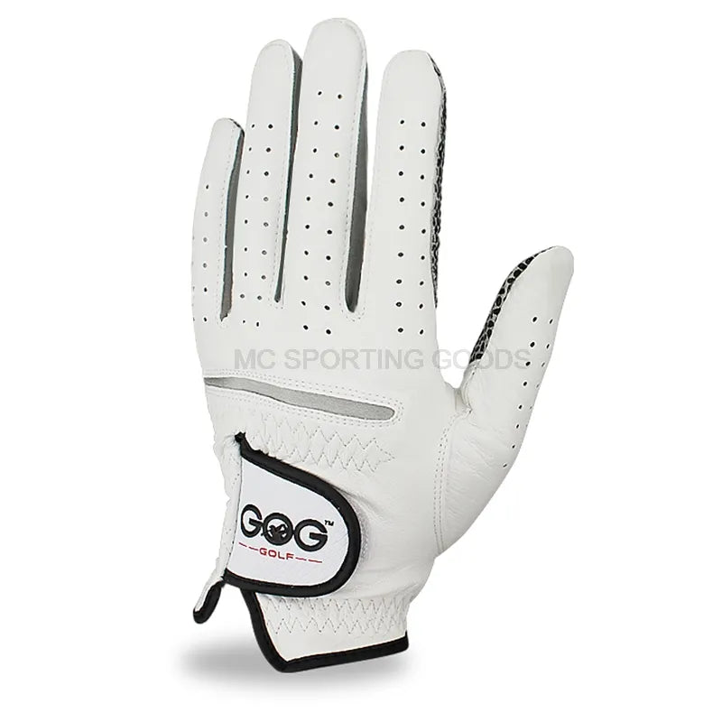 Leather Golf Gloves Men's Left Right Hand Soft Breathable Pure Sheepskin Golf Gloves Golf Accessories
