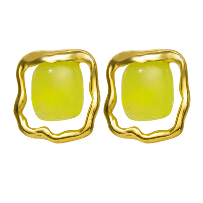 17KM New Vintage Earrings 2022 Geometric Shell Earrings for Women Girl BOHO Resin Drop Earrings Brincos Fashion Tortoise Jewelry