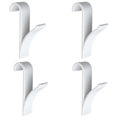 Kitchen Bathroom Hanger Clips Storage Racks White Clear Hanger Heated Towel Radi