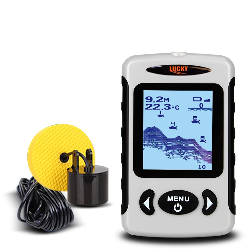 LUCKY FF718D-Ice&FF718 2.2inch LCD Portable Fish Finder 200KHz/83KHz Dual Sonar Frequency 100M Detector for Ice Fishing
