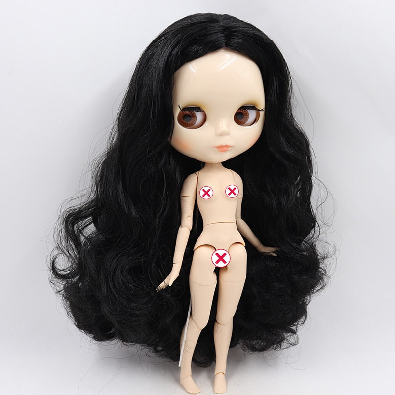 ICY DBS Blyth Doll No.3 Glossy Face White Skin Joint Body Special Price 1/6 BJD To